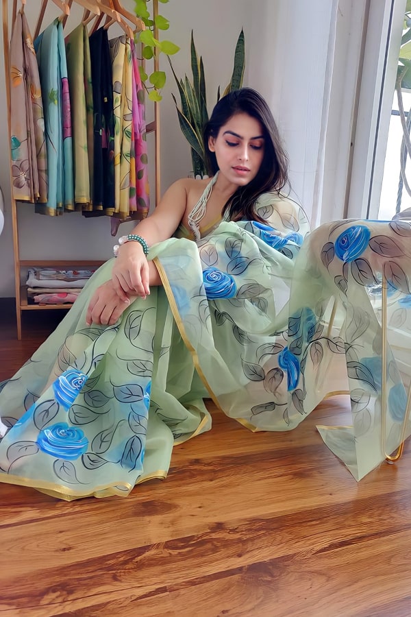 Modern Designer saree for wedding