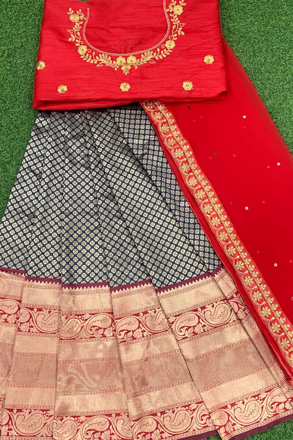 Traditional half saree